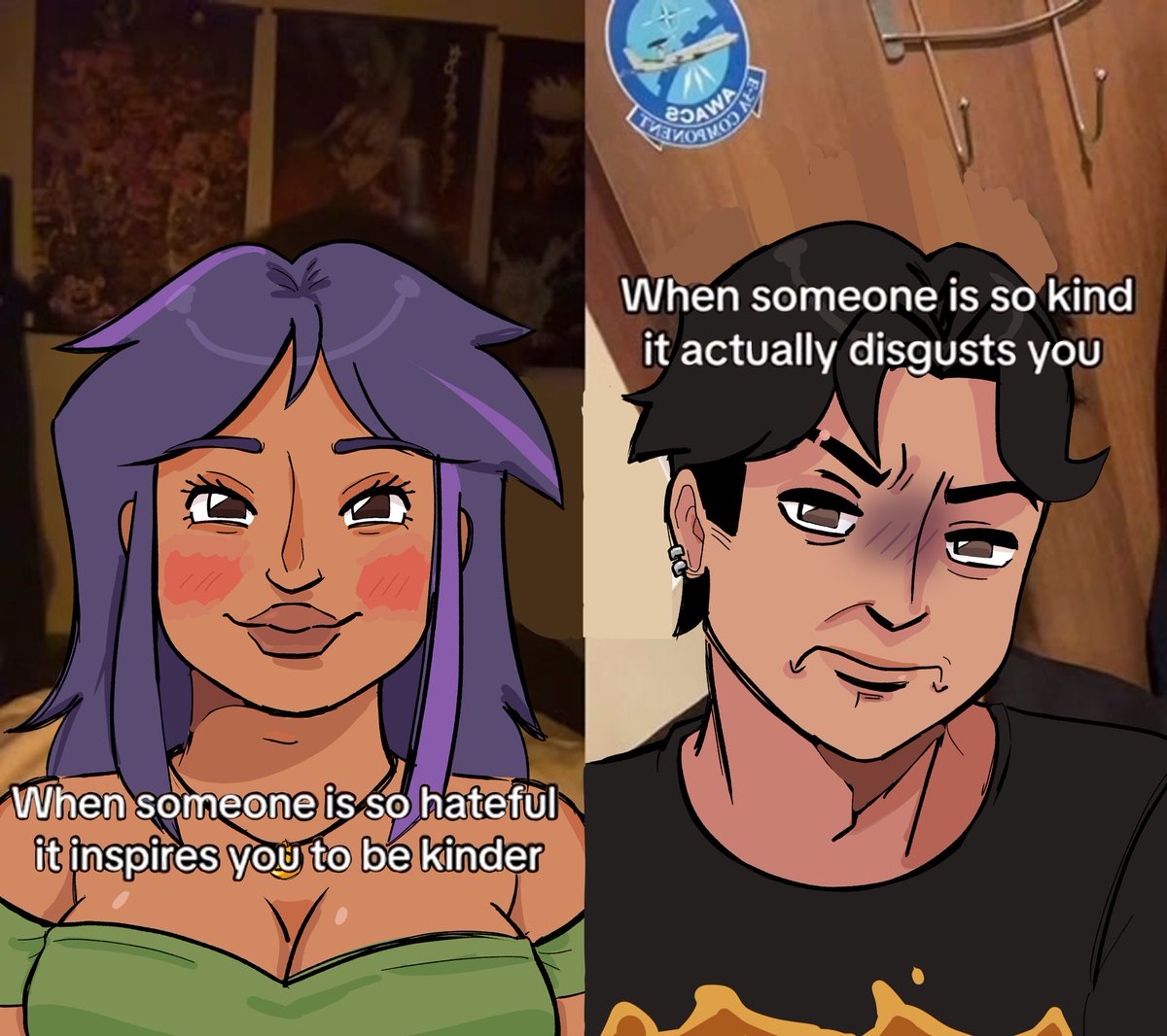 Marigoldlover0's tweet photo. This meme is perfect for these two #disventurecamp https://t.co/aihxpDHbc4