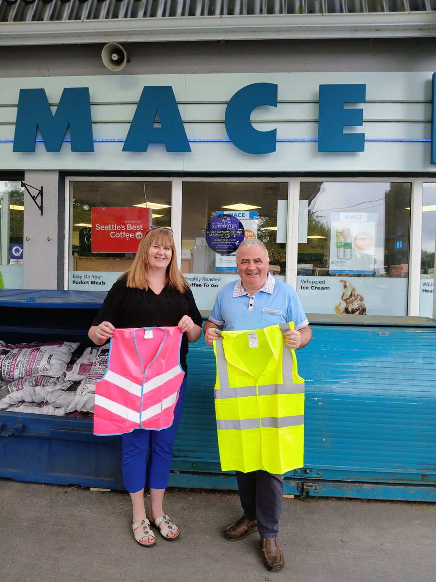 Road Safety: 44 pedestrians died on our roads in 2023. The Council is running a campaign aimed at pedestrians & cyclists-high viz vests are available to the public through Mace Shop, Oughterard.  Email: Road Safety Officer: dcaulfld@galwaycoco.ie if you require a vest.