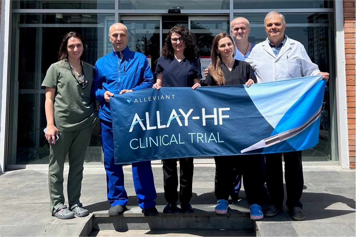 Congratulations to Prof. <a href="/ShaburishviliT/">Tamaz Shaburishvili</a>, Dr. Giorgi Shaishmelashvili, <a href="/TeonaZirakashv1/">Teona Zirakashvili</a>, <a href="/MZhividze1/">Maia Zhividze</a> and the team at the Tbilisi Heart &amp; Vascular Clinic on their recent #ALLAYHF randomizations!

#atrialshunt #HFpEF #heartfailure #structuralheart #interventionalcardiology