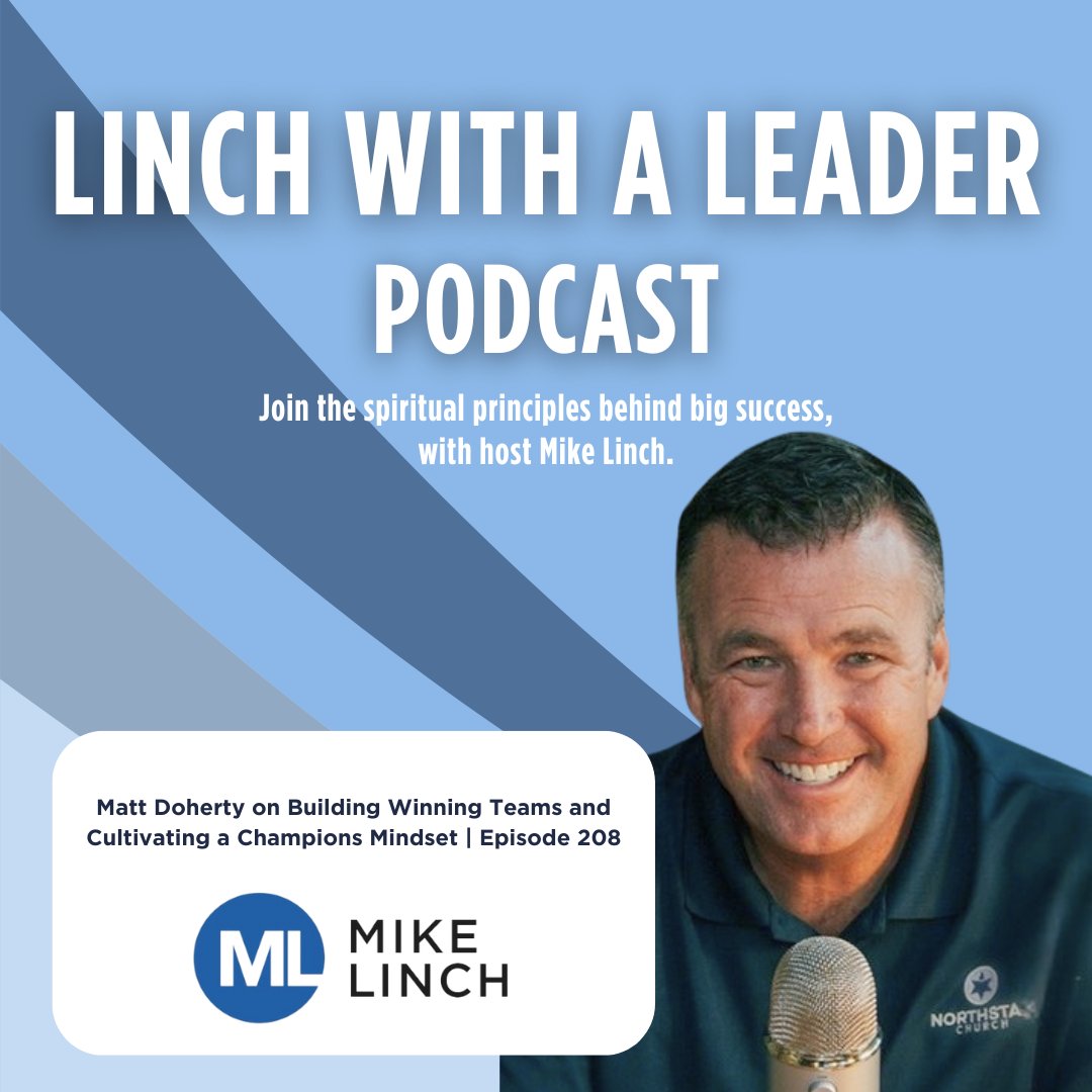 Matt Doherty (@dohertymatt) on Twitter photo Thank you, <a href="/mikelinch/">Mike Linch</a>, for having me on the Linch with a Leader podcast! From finding resilience through failure to the transformative power of faith, we discussed some of my most memorable lessons learned.
👉Listen to the full episode here: mikelinch.com/episode-208-ma… Thank you, <a href="/mikelinch/">Mike Linch</a>, for having me on the Linch with a Leader podcast! From finding resilience through failure to the transformative power of faith, we discussed some of my most memorable lessons learned.
👉Listen to the full episode here: mikelinch.com/episode-208-ma…