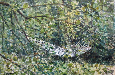 It's another beautiful warm day in Halifax! Where will the sunshine take you, out into the trees perhaps?
Tom Forrestall, 'Hammock in the Trees' 15' x 22'
#localart #halifaxart #halifaxns #artgallery #artcollector #tomforrestall #watercolour #sunshine