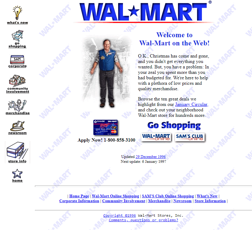 Walmart website in 1996

#WebDesignHistory