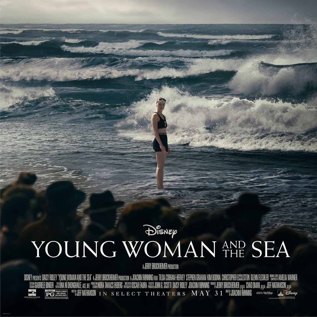 jazzt's tweet image. Surprised by how much I loved Young Woman and the Sea. Such a beautiful and inspiring tale about Trudy Ederle and how she became the first woman to swim the English channel. Daisy Ridley is so compelling in this. Bring tissues, you're going to need them.