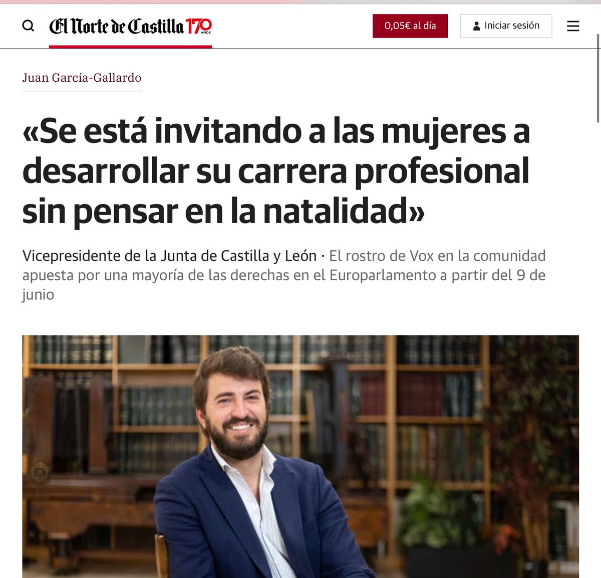 Pues ya estaría. Ahora ustedes elijan lo que quieran la semana que viene. Esto es el futuro si votan al PP y a VOX