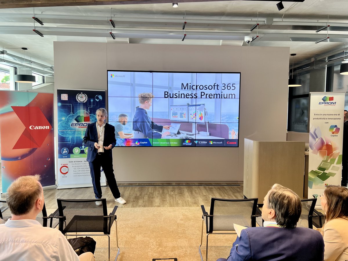 epromsolutions's tweet image. Oggi, si è svolto l&apos;evento, organizzato in collaborazione con @VValleyItalia, @CanonItaliaSpA e @microsoftitalia proprio nell&apos;iconica e prestigiosa @Microsoft House di Milano, dove è stato presentato #Copilot, il nuovo assistente digitale basato sull&apos;Intelligenza Artificiale.🏡🧠