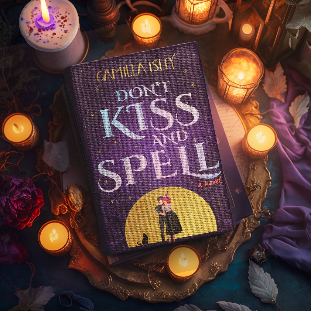 #coverreveal Don’t Kiss and Spell … out to pre-order now at all retailers: books2read.com/dontkissandspe… a bit of a magical read for this fall 🎃👻🐈‍⬛