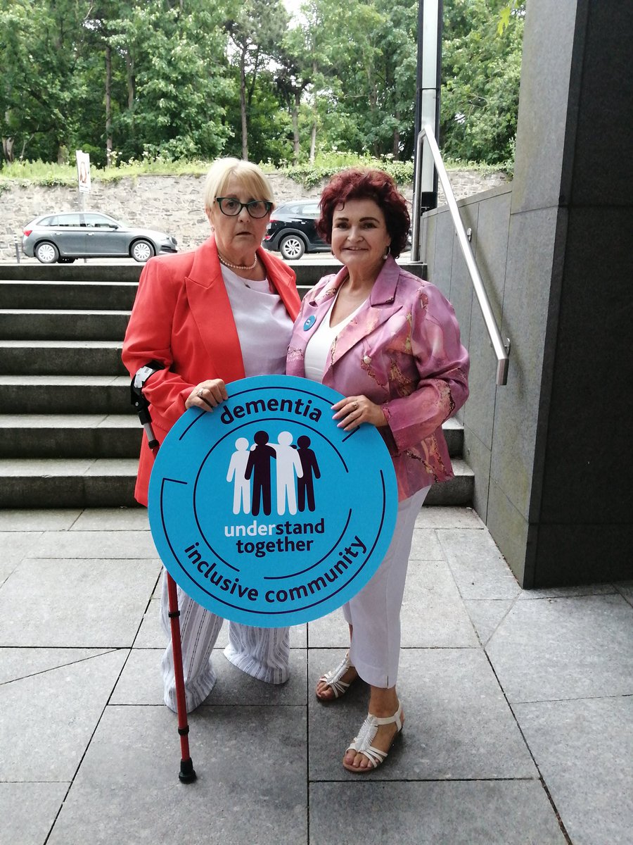 IrishDementiaWG's tweet photo. 'Being part of our community is essential to our wellbeing ' members Marguerite &amp; Kathleens message to all the Boots staff at the ESG Conference today #UnderstandTogether #CommunitySupports #FriendsofASI https://t.co/E28aWVpvKd