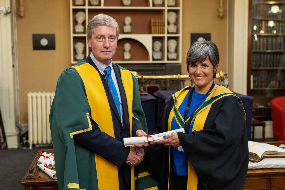 Congratulations Prof. Pilar Fernandez-Ibanez who was admitted to the @RIAdawson last week.

A Professor in our School of Engineering, Pilar's work is focused on providing safe drinking water in the Global South.

Find out more: ulster.ac.uk/news/2024/may/…

#ProudofUU | @UlsterCEBE