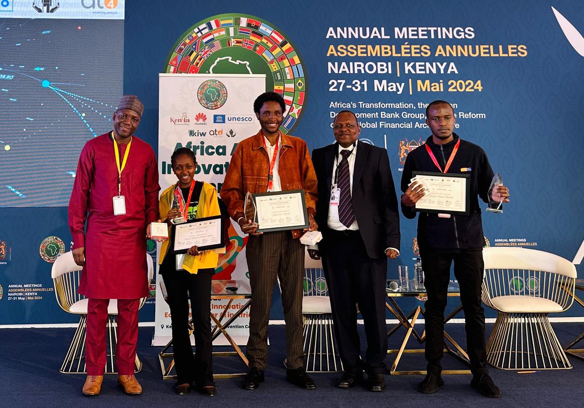 UNESCO Eastern Africa (@unescoeast) on Twitter photo Celebrating inclusive innovation at the Africa AI Innovation Summit!
Congrats to the Special Needs Hackathon winners 👏🏾👏🏾
A big thank you to all participants for your incredible contributions. #EthicalAI #InclusiveInnovation <a href="/KISEkenya1/">Kenya Institute Of Special Education</a> <a href="/HuaweiKenya/">Huawei Kenya</a> <a href="/KENIAupdates/">Kenya National Innovation Agency (KeNIA)</a> <a href="/AT4DTrust/">Assistive Technologies for Disability Trust</a> Celebrating inclusive innovation at the Africa AI Innovation Summit!
Congrats to the Special Needs Hackathon winners 👏🏾👏🏾
A big thank you to all participants for your incredible contributions. #EthicalAI #InclusiveInnovation <a href="/KISEkenya1/">Kenya Institute Of Special Education</a> <a href="/HuaweiKenya/">Huawei Kenya</a> <a href="/KENIAupdates/">Kenya National Innovation Agency (KeNIA)</a> <a href="/AT4DTrust/">Assistive Technologies for Disability Trust</a>