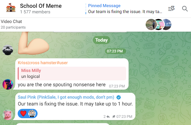 🚨Hi everyone!

Saul pink is taking the lead and addressing unexpected error occur while finalizing pool in our community!

Welcome to #SOME @saulpink 

It may take an hour to fix the issue so be patient and stick with us

🌟Keep Supporting $SOME
