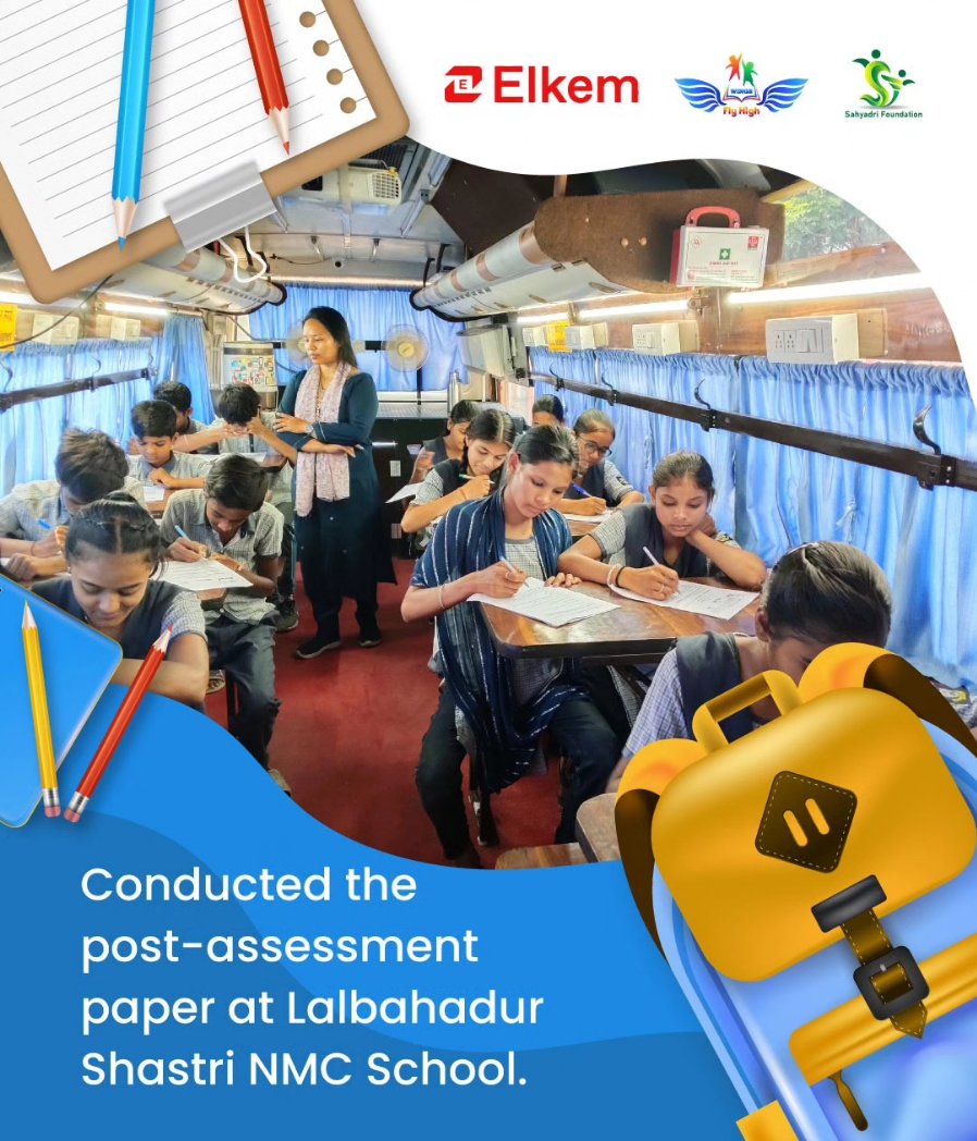 Just wrapped up the post-assessment paper at Lalbahadur Shastri NMC School with Score High from Wings Fly High Education! 📚✨ #Education #Assessment #LalbahadurShastriSchool #WingsFlyHigh #ScoreHigh #Learning #StudentSuccess