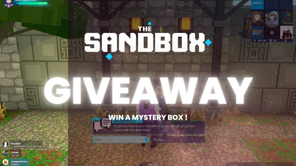 GIVEAWAY 🎉

Adventurers beware, it's time for the ultimate challenge ! 🏰

To take part :

👉 Follow <a href="/Rotomagus_game/">Rotomagus</a> and <a href="/csm_sandbox/">Campus3</a>
👉 Like + Retweet this post
👉 Mention 2 friends in the comments

The draw will take place on 2 June ! Good luck to you all! 🎁