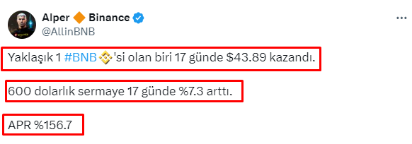 kivancozbilgic's tweet photo. 🚨#Binance ikinci MEGADROP arzı LISTA #LISTA bu gece 03.00'te başlıyor:  

https://t.co/NT7ri97w86… 

MEGADROP özetle: 
#BNB kilitleyenlere ödül olarak verilen Launchpool gibi token arzlarıyla, kripto paralarda AirDrop olarak bilinen ve genellikle belirli görevleri yerine getirenlere dağıtılan ücretsiz tokenların birleştirilmesiyle oluşturulmuş yeni bir arz yöntemi.

ÖNCEKİ MEGADROP'un getirisi?

-Launchpoollarda genel olarak düşük bütçe ile girenler oransal olarak az ödül almaktan şikayet ederlerdi.

- @Binance bu sesi duymuş olacak ki;  BounceBit $BB listelendiğinde MEGADROP ödül dağıtım sistemi sayesinde yüksek miktarda yatırım yapanlar için %1'lere bile varmazken 1 BNB kilitleyerek WEB3 görevini yapan biri için dolar bazında 17 gün için %7'leri aştı.
-Ayrıca bu sefer yine küçük yatırımcılara daha çok pay düşebilmesi için, #LISTA ödülleri kazanacaklara bir maximum #BNB yatırma tavanı belirlendi.

- $BNB kilitlemek elzem noktalardan bir tanesi.
 ⚠️Ancak uyarmakta fayda var: anında çekim yapılabilen BNB Vault (BNB kasası) kapsam dışında, yani MEGADROP'a dahil olmuyor
⚠️Sadece Kazan (Earn) menüsünden faiz getirisi karşılığında, 30-60-90 veya 120 gün #BNB kilitleyenler MegaDrop'tan faydalanabiliyorlar.

-#BNB kilitlemenin yanında küçük yatırımcılar için yapılan iyileştirmeler verilen basit WEB3 görevlerini yerine getirerek elde edilebiliyor. 

- $LISTA için extra ödül kazanabildiğiniz WEB3 görevinin açıklamasını ekran görüntüleriyle bu linkte bulabilirsiniz:
https://t.co/CVUJthkA5V 

MEGADROP ÖDÜLLERİNİN HESAP MANTIĞI: 

- Dağıtılacak #LISTA token ödülleri toplam puanınıza göre oransal olarak paylaştırılacak.  

Toplam Puan = (Kilitli BNB Puanı * Web3 Görev Çarpanı) + Web3 Görev Bonusu 

Kilitli BNB Puanı: MegaDrop Dönemi boyunca saatlik olarak bakılacak olan Kilitli BNB miktarı * Katsayı 

BNB puanı hesaplanırken BNB miktarınız:

120 gün kilitlediyseniz 130 ile 
90 gün kilitlediyseniz 120 ile 
60 gün kilitlediyseniz 110 ile 
30 gün kilitlediyseniz 100 ile çarpılacak.   

-Kısacası ne kadar uzun süre kilitli BNB tutuyorsanız o ölçüde iyileştirme yapılıyor.  

Web3 Görev Çarpanı: 1,5 
Web3 Görev Bonusu: 1.000

💡 Bir Örnekle netleştirelim: 

-Diyelim ki Earn bölümünde 90 günlük 1 BNB kilitlediniz ve 90 gün sonra faiziyle geri alacaksınız. 
(120 ile çarpılacak) 

-Web3 görevini de yaptınız. (https://t.co/CVUJthkA5V)

Oransal dağıtıma katılacak Toplam Puanınız = 
1 (BNB Miktarı) * 120 (90 gün kilitlemenin katsayısı) * 1.5 (Web3 görev çarpanı) + 1000 (Web3 görev bonusu) = 1180 oluyor 

Web3 görevin yapmayan biri sadece =1* 120 =120 puanla katılabiliyor. 

🍀Başta da belirttiğim gibi olay sadece kilitli #BNB miktarı değil artık.

🎁LISTA #LISTA hakkında bilgiler:

-  LISTA bir liquid staking ve merkezi olmayan stablecoin protokolü,    

🌐Web Sitesi: https://t.co/5Ifxjo4TM7
✖️Twitter: @lista_dao
📄WhitePaper: https://t.co/PMIOYNcA64
📨Telegram: https://t.co/7YWgzrZiT0
⚪️Medium: https://t.co/PZx86Ghw3a 
📸Reddit: https://t.co/jPaopx11eA

Ödül kazanımı:  
30.05.2024 03:00'ten  20.06.2024 02:59'a kadar    
yaklaşık 3 hafta  sürecek farming (ücretsiz #LISTA kazanma) döneminde 100mn adet $LISTA dağıtılacak.  

⁃Her saat başı hak kazanılan ödüller 20 Haziran 2024 saat 13.00’teki listeleme öncesi Binance spot hesaplarınıza tanımlanacak. 

-Megadrop etkinliğine #Binance Uygulamasındaki Megadrop menüsünden katılabilirsiniz.

-Hala bir #Binance üyeliğiniz yoksa %20 komisyon indirimli kayıt linki: https://t.co/hcZZcuF4kr