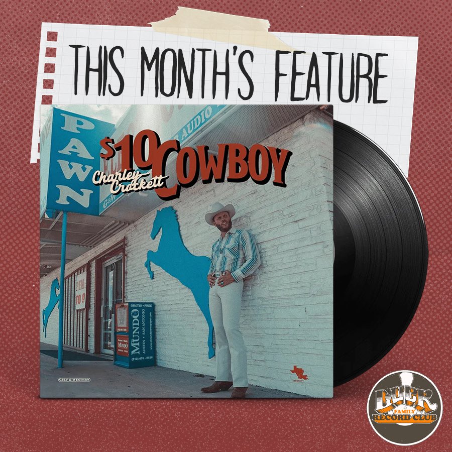 Luck Reunion (@luckreunion) on Twitter photo Luck Family Record Club album #2: <a href="/CharleyCrockett/">Charley Crockett</a> â$10 Cowboyâ.
Record written by Crockett over a two month period as he made his way across the country. Needless to say, weâre big fans, and know you will be, too.
Become a club member today via the link in our bio. Luck Family Record Club album #2: <a href="/CharleyCrockett/">Charley Crockett</a> â$10 Cowboyâ.
Record written by Crockett over a two month period as he made his way across the country. Needless to say, weâre big fans, and know you will be, too.
Become a club member today via the link in our bio.