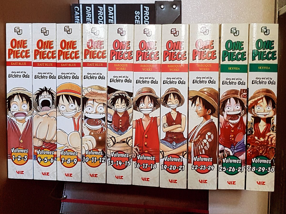 Now got the first 30 volumes, out of (at the moment) 108! That means 10 books out of 36. 
#OnePiece #EiichiroOda #manga