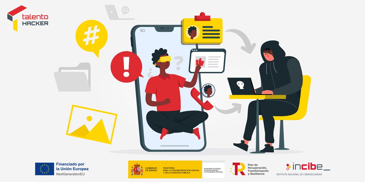 Las #RedesSociales 📲 se han convertido en una herramienta habitual en nuestra vida y nuestros negocios. Los #ciberdelincuentes 😈 lo saben y están listos para atacar. 

👉 Te contamos cómo evitar que caigas en la trampa: incibe.es/ed2026/talento…