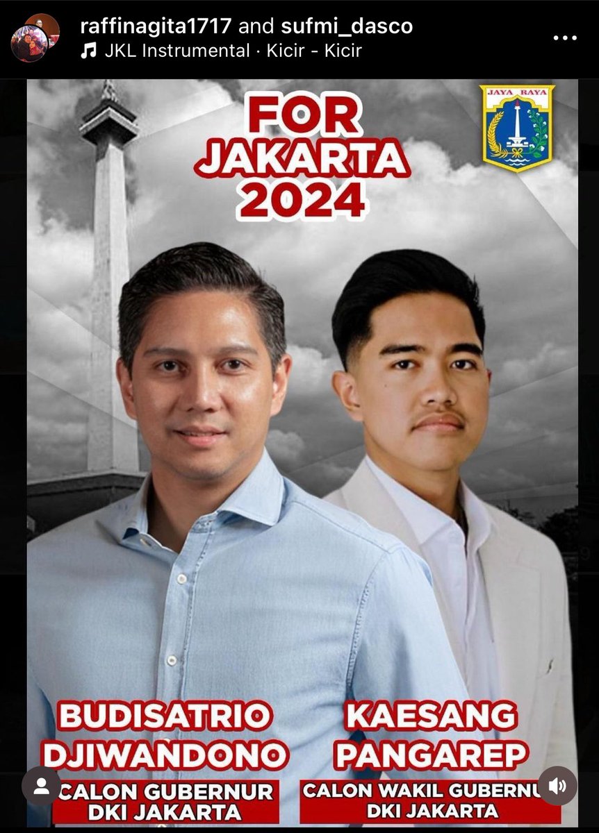 Ponakannya Pak Prabowo sama Anaknya Pak Jokowi 🙂🙂🙂