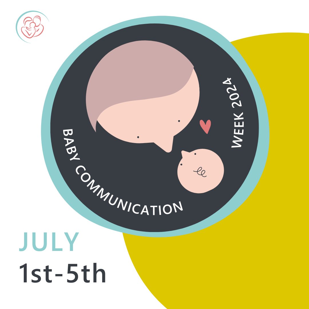 We're delighted to share the new dates for #BabyCommunicationWeek24 ! Not only this but here's the reveal this year's logo design! Can you spot the hidden parent and baby in the speech bubbles? Look out tomorrow for the theme announcement...