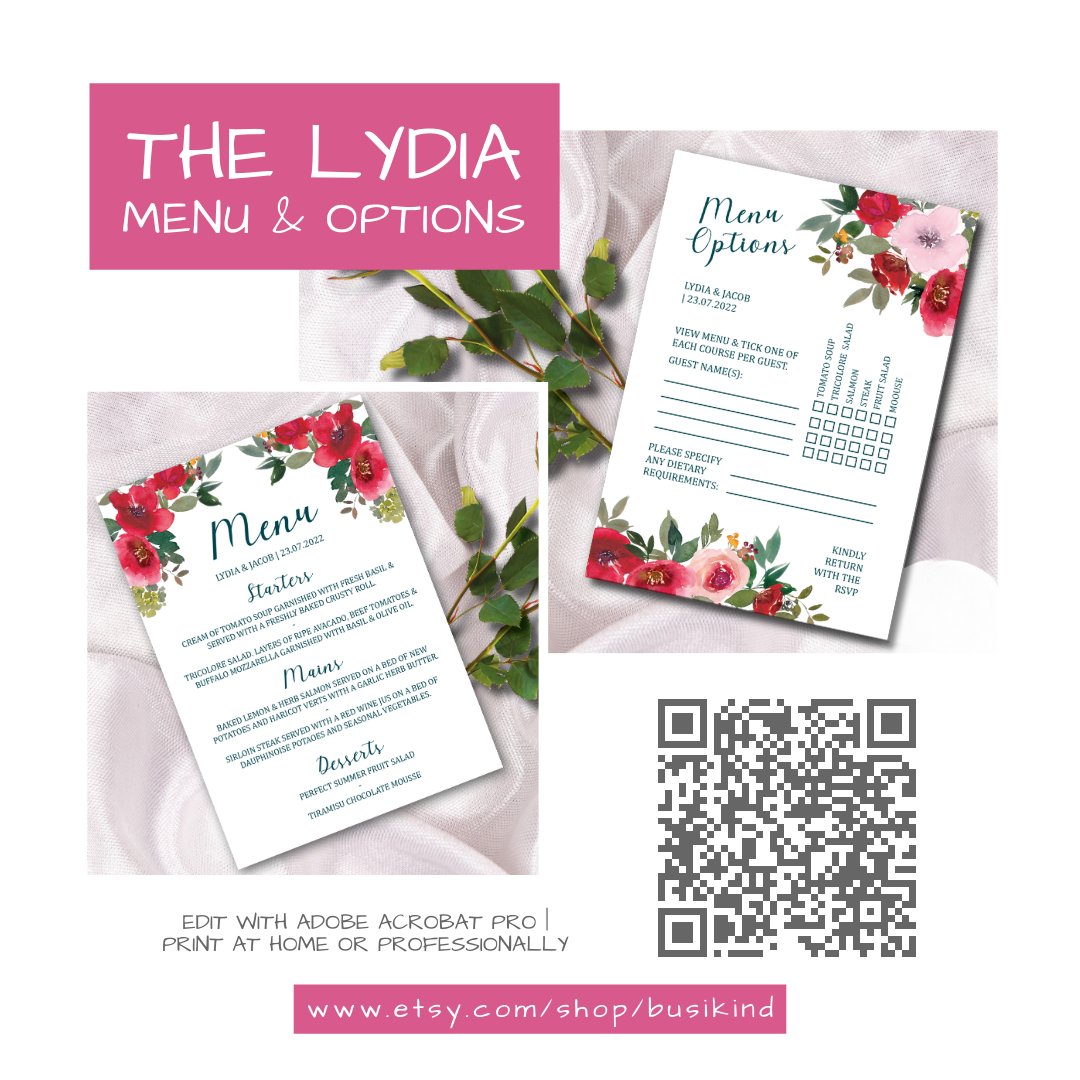 Wedding Menu✅Wedding Guests✅
#WeddingPlanning✅✅

Keep #Wedding #Catering In Check And Give #Guests Some Serious #Food For Thought With The Lydia #Menu And #Meal Selection Set: etsy.com/uk/listing/168…

More @busikind

#hospitality #foodie #weddingdecor #comedinewithme #dinner