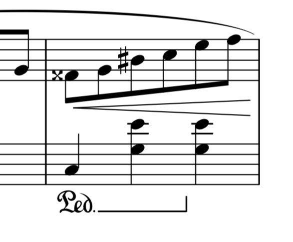 Pianists, Chopin C# m waltz, this bar is causing a sprain-like pain in my thumb going under from the g sharp to the b sharp, any ideas? Ta.