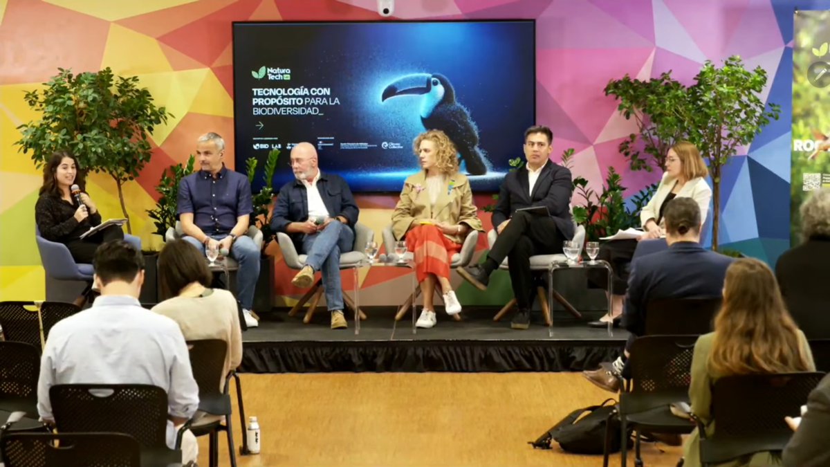 🔴 Happening now: Purposeful #Technology Adoption for #Biodiversity Featuring Jean-Michel Baudoin, @YvesLesenfants, Úrsula Parrilla, @vgalaz, @laduqueuk & @rexcerv 📷 Tune in to the live broadcast: naturatech.org/ntl-experience