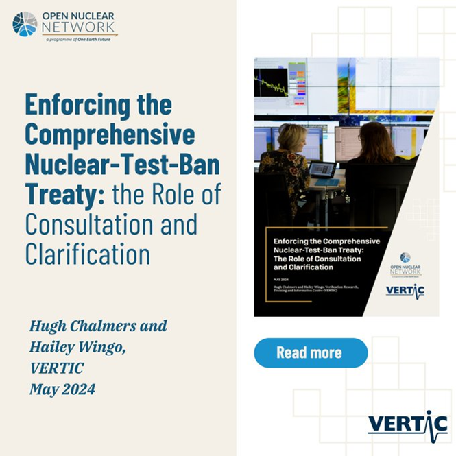 VERTIC (@vertic_org) on Twitter photo The #CTBT monitoring & inspection mechanisms are well-developed, but its Consultation & Clarification mechanism receives less attention. VERTIC & <a href="/OpenNuclear/">Open Nuclear Network</a> partnered to explain this mechanism & its potential to support CTBT entry into force. Report here vertic.org/wp-content/upl… The #CTBT monitoring & inspection mechanisms are well-developed, but its Consultation & Clarification mechanism receives less attention. VERTIC & <a href="/OpenNuclear/">Open Nuclear Network</a> partnered to explain this mechanism & its potential to support CTBT entry into force. Report here vertic.org/wp-content/upl…