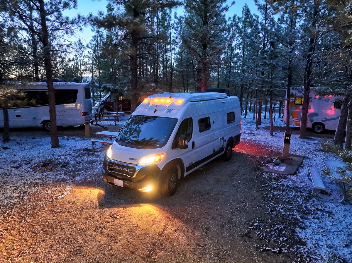 Seniors, seriously consider taking an easy-to-drive Class B RV the next time your travel out West. Click here to see how exhilarating it can be. .  #getaway #rvcamping #Blacksford RV #30 bit.ly/3WKIQdY