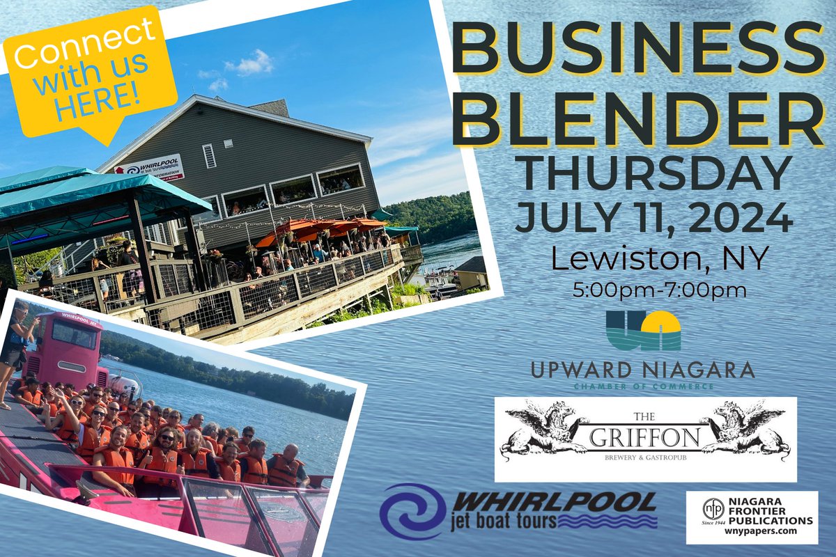 Register for the Summer Business Blender on July 11th!
business.upwardniagara.com/ap/Events/Regi…