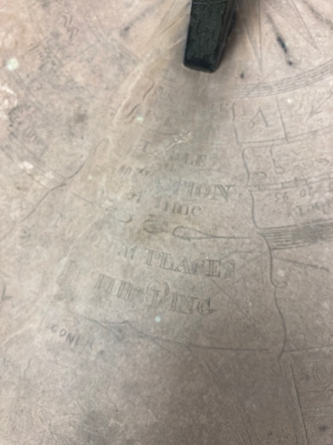 HeriotWattMuseum (@museumwatt) on Twitter photo We're excited by the return of our newly conserved sundial which went away in many pieces and has returned clean, whole and looking fabulous thanks to <a href="/gracielaains/">graciela ainsworth</a>. Just in time for our next exhibition about its maker, Robert Palmer opening soon! We're excited by the return of our newly conserved sundial which went away in many pieces and has returned clean, whole and looking fabulous thanks to <a href="/gracielaains/">graciela ainsworth</a>. Just in time for our next exhibition about its maker, Robert Palmer opening soon!