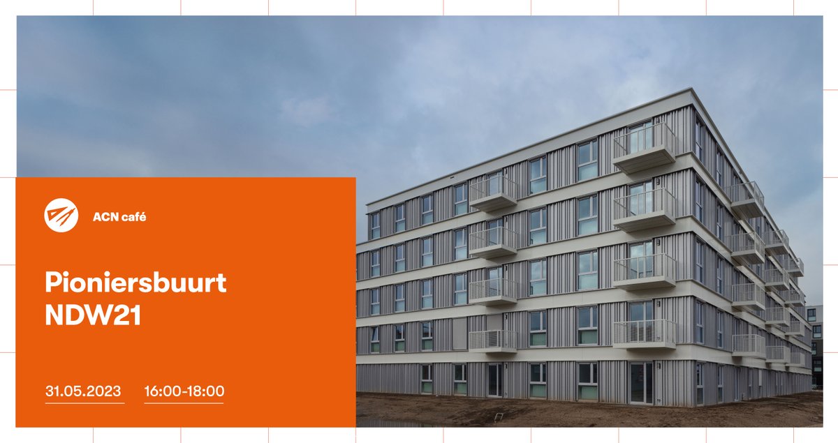 Aanstaande vrijdag 31 mei vindt ACN café plaats in 𝗽𝗶𝗼𝗻𝗶𝗲𝗿𝘀𝗯𝘂𝘂𝗿𝘁 𝗡𝗗𝗪𝟮𝟭, die in zeer korte tijd is gebouwd dankij een unieke samenwerking tussen vier grote Nijmeegse woningcorporaties en de gemeente Nijmegen. 

architectuurcentrumnijmegen.nl/single-post/nd…