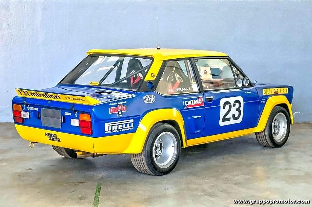 1979 #Fiat 🇮🇹 131 rally allestimento Abarth