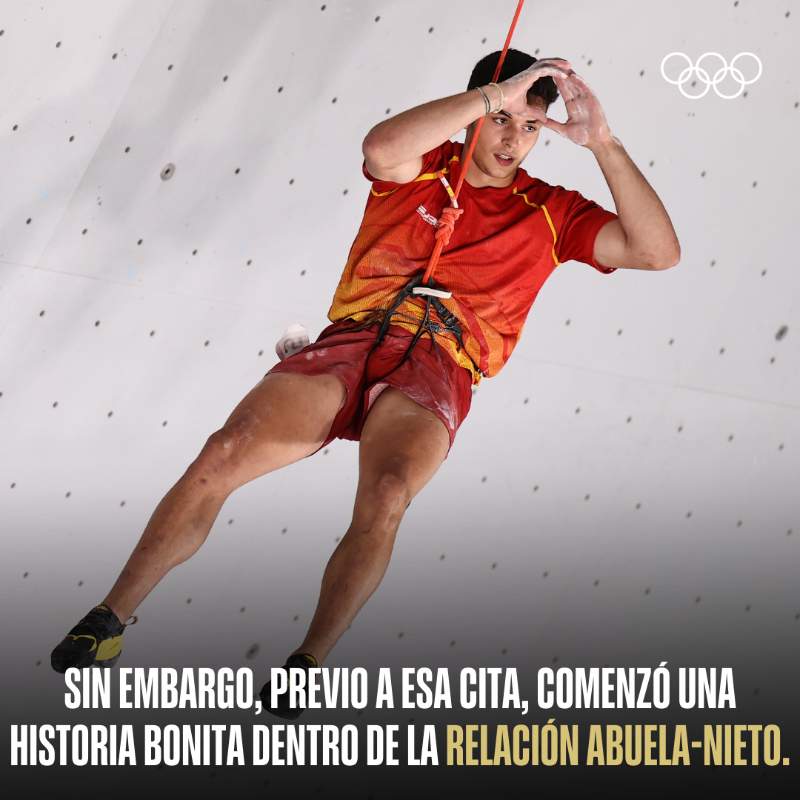 juegosolimpicos's tweet photo. El amor de una abuela y el tatuaje de los anillos olímpicos 🔵🟡⚫️🟢🔴

En el nuevo podcast de los #JuegosOlímpicos, el escalador español Alberto Ginés, medallista de oro en #Tokyo2020, nos relata una historia emocionante.🎙️🇪🇸🧗‍♂

El episodio completo aquí. ⬇️

#RoadToParis2024