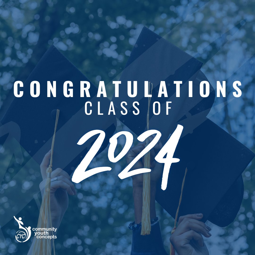 We are sending well wishes and congratulations to our CYC students who graduated this past weekend as they celebrate this wonderful milestone! 😊