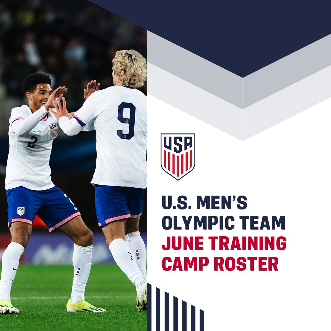 USYNT's tweet photo. Last call ahead of the Olympics 🔜

June's #OlyMNT Camp roster 👇