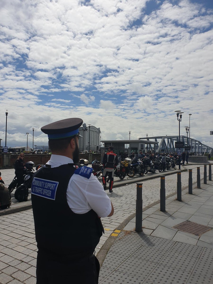 Our City Centre Community Team are out and about today around the Pier Head as part of Operation Needle as many bikers head over to the Isle of Man for the #TTRaces! 

Feel free to come and say hello to us!