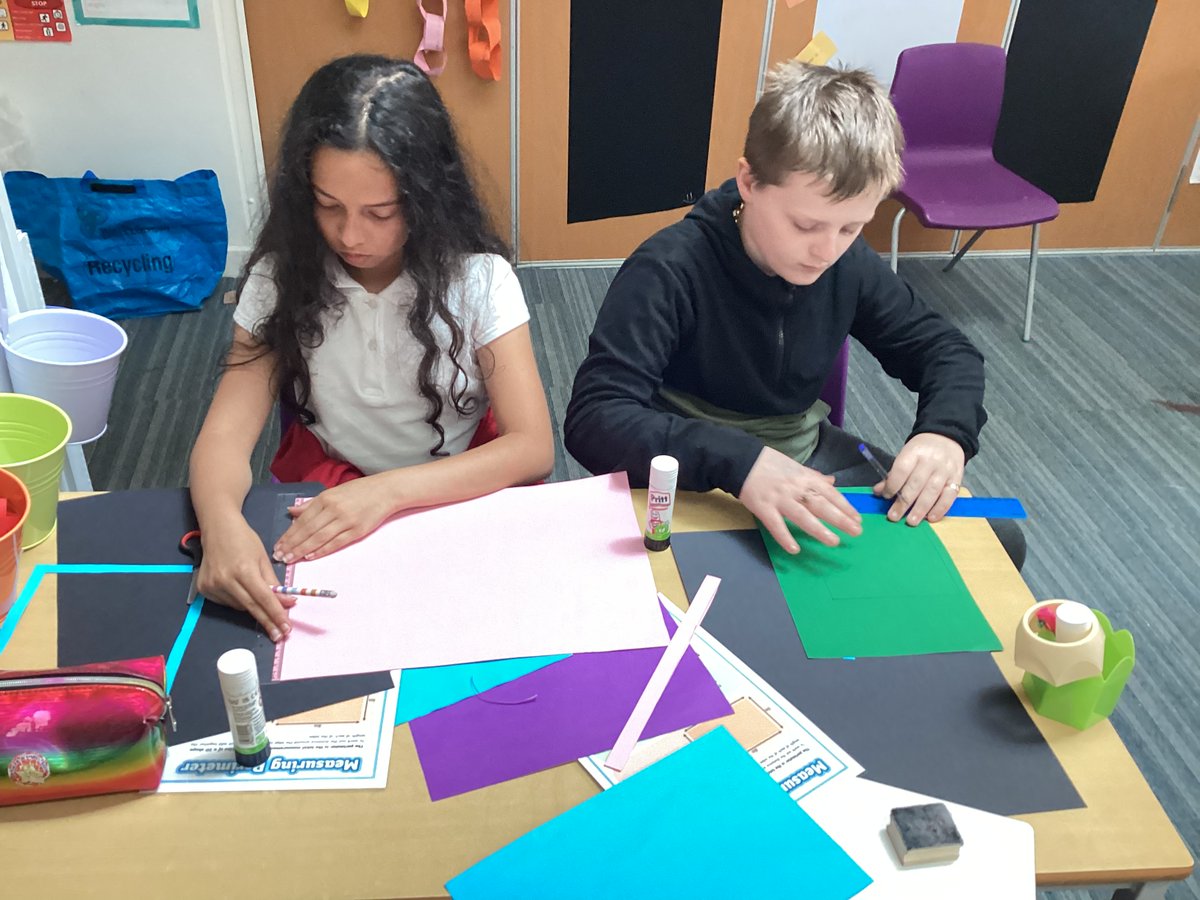 Today we were building rectangles and measuring the side lengths to help us understand and remember 'Perimeter' in maths. This was lots of fun as we were collaborating, showing creativity and communicating with our peers. The finished artistic results were amazing!
