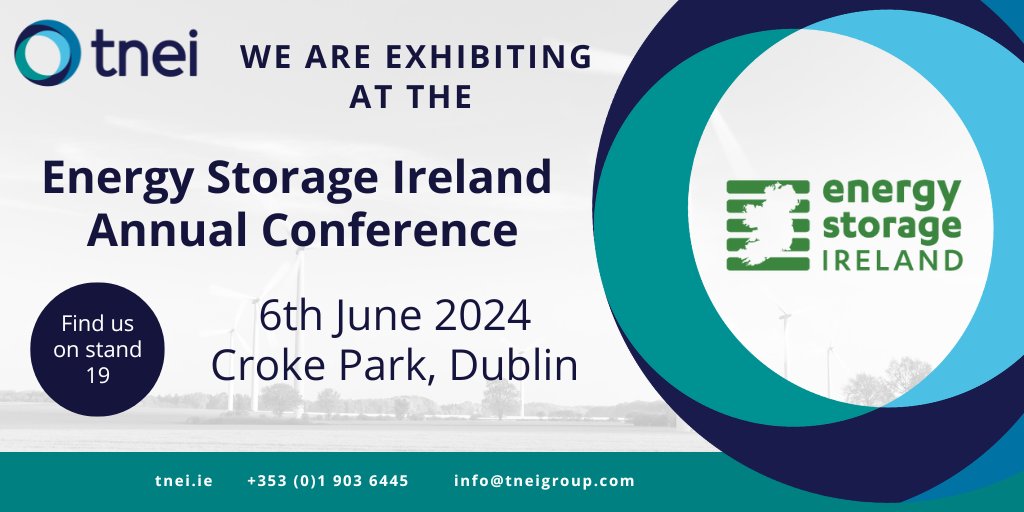 One week to go until our team hit the <a href="/EnergystorageIE/">Energy Storage Ireland</a>  Annual Conference! 

Jim, Dearbhla and Jeff from TNEI will be giving away some WINDerful storage giveaways which will trump(et) the rest. Visit our stand to find out what all the noise is about!! 🎺

bit.ly/3WVKERj