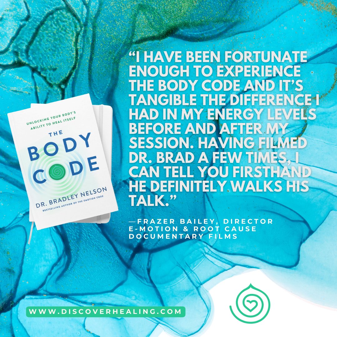 DiscHealing's tweet image. Have you read &quot;The Body Code: Unlocking Your Body&apos;s Ability to Heal Itself&quot;? If you&apos;re new to energy work, The Emotion Code and The Body Code books are the perfect place to start! #TheEmotionCode #TheBodyCode #EnergyHealingBooks #EnergyWorkBooks #EnergyWork