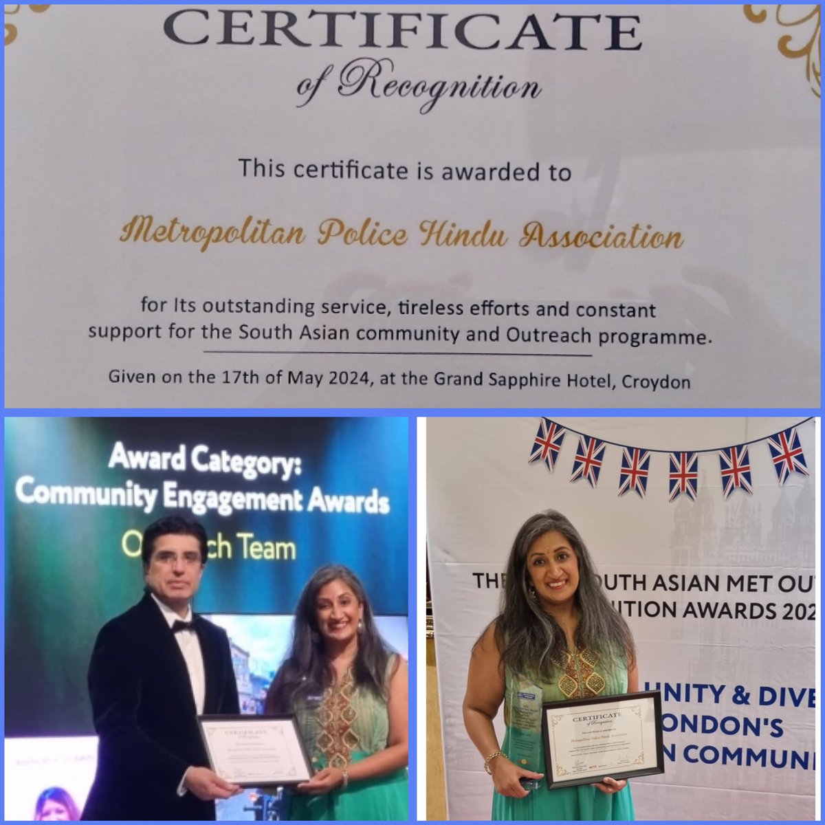 Met Police Deputy  commissioner along with prominent and influential members of the South Asian diaspora gathered in Croydon to see MPHA conferred with recognition for 22 years of outstanding outreach work in a voluntary capacity. Thank you all for your continued support 🙏
