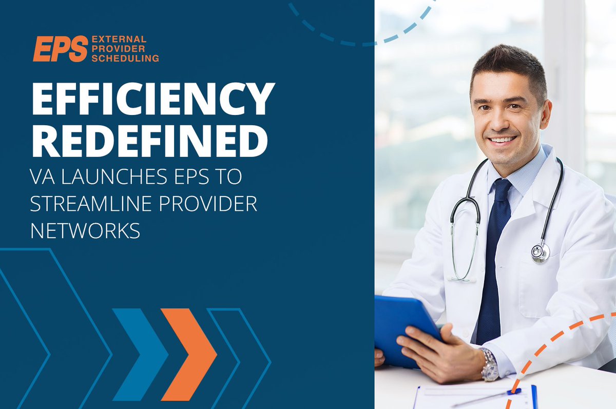 Calling all healthcare organizations! Learn more about the External Provider Scheduling (EPS) program! A digital scheduling system designed to enhance community care appointments. 
.
.
.
bit.ly/EPSVets
.
.
#Scheduling #Providers