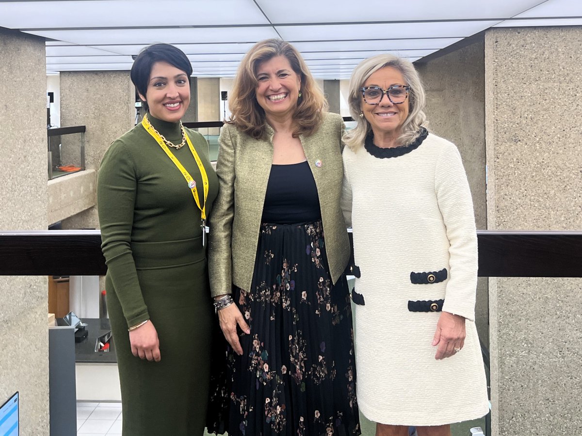 So wonderful meeting back with Special Envoy @EileenDonahoe & @ruchowdh, as we continue @UNESCO’s collaboration with the #US on the ethical governance & regulations of #AI– so much convergence with US action on development cooperation, civil society & safety standards from @NIST!