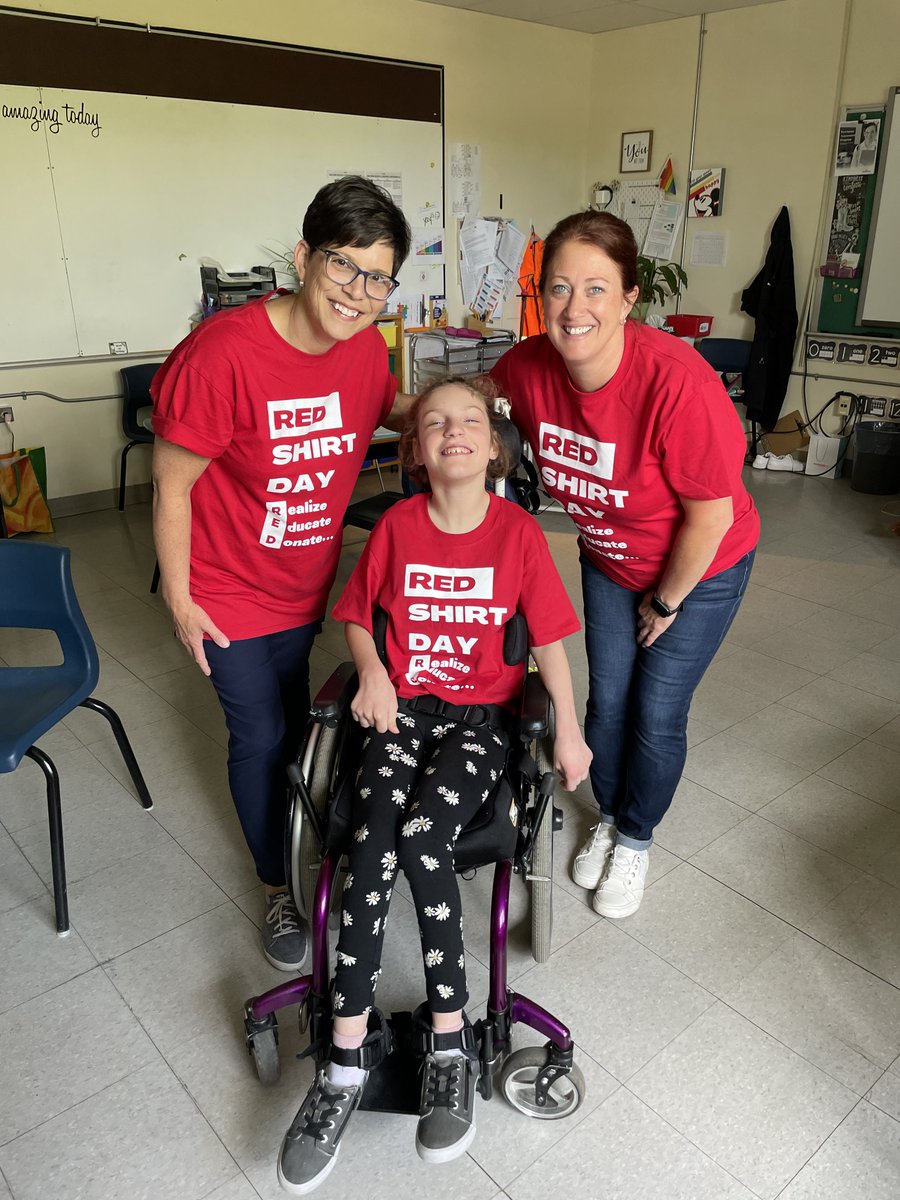 sandradsteeves's tweet photo. Magnetic Hill School is excited to have the NB Easter Seals Ambassador as one of our students.  We are wearing red shirts to support #redshirtday for accessibility and inclusion for everyone.  @EasterSealsNB @AnglophoneEast . https://t.co/222ImGwqPQ