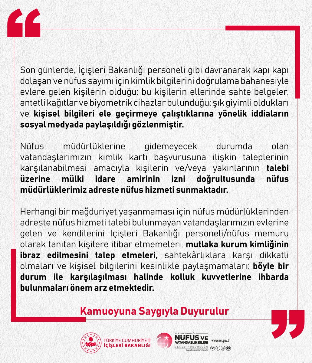 Kamuoyu Duyurusu❗️❗️