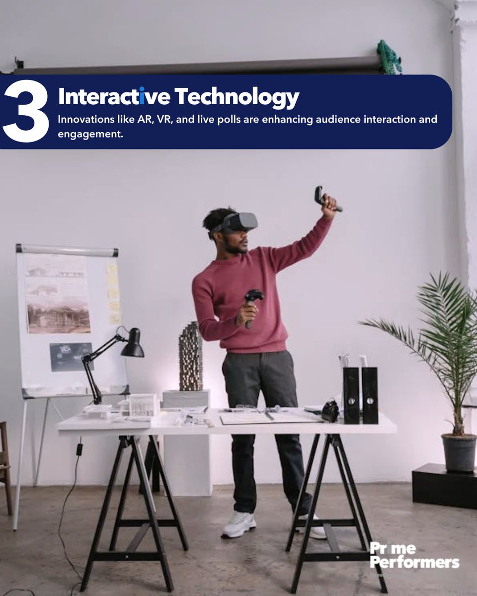 🔍 Stay ahead with the top 3 event trends for 2024: Hybrid Events for broader reach, Sustainable Practices for a greener future, and Personalised Experiences powered by AI. #EventTrends #HybridEvents #SustainableEvents #EventTech