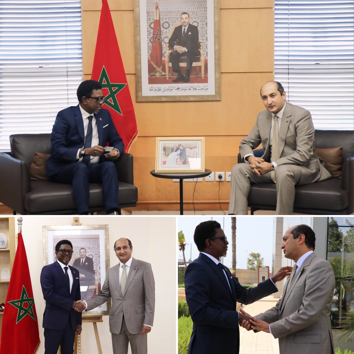 #Rabat 29mai2024
#AMCI entretien avec le Ministre de l’Enseignement Supérieur, de la Recherche Scientifique et de l’innovation de la République de #Guinée, M. Alpha Bacar Barry.