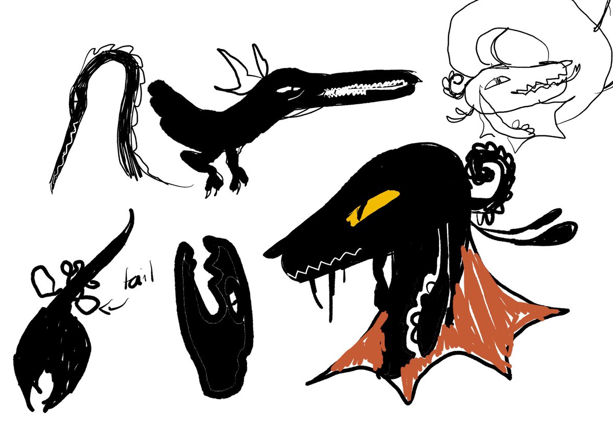 luvbarbeques_'s tweet photo. some old creatures drawings because I love him dearly https://t.co/WtTMsE21qv