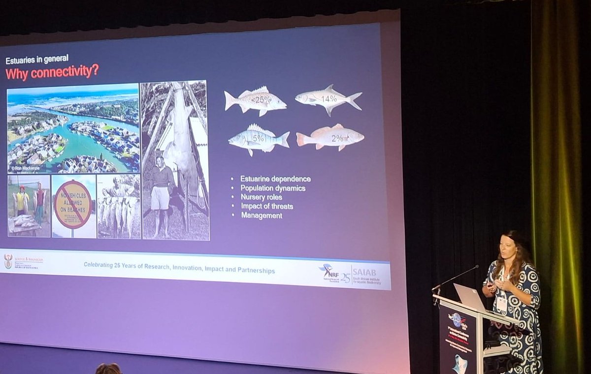 Our Instrument Scientist <a href="/murray_taryn/">Taryn Murray</a> delivered an overview of the acoustic #telemetry work conducted in #SouthAfrican estuaries over the past 20 years at this year's #IMARCO2024 🐟
#marinescience