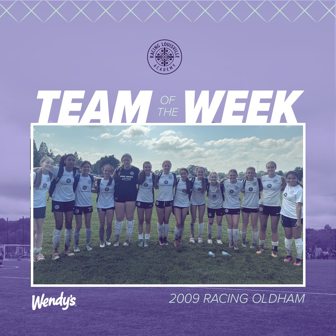 Presidents Cup Finalist! 👊 Congrats to 2009 Racing Oldham on being our @Wendys Team of the Week!