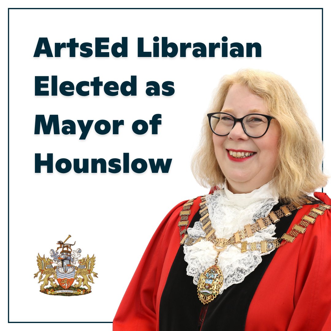 Exciting news!

artsed.co.uk/news/artsed-ce…
⁠
Councillor Karen Smith, our amazing Learning Resources Assistant at ArtsEd, has been elected Mayor of Hounslow!
⁠
Join us in congratulating Karen and wishing her an inspiring term as Mayor of Hounslow!