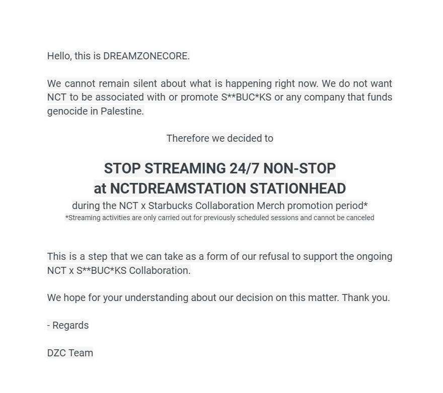 Hello this is DREAMZONECORE #SM_BOYCOTT_GENOCIDE @SMTOWNGLOBAL @NCTsmtown @NCTsmtown_DREAM ALL EYES ON RAFAH #RafahUnderAttack‌ #GazaGenocide‌ #AllEyesOnRaffah